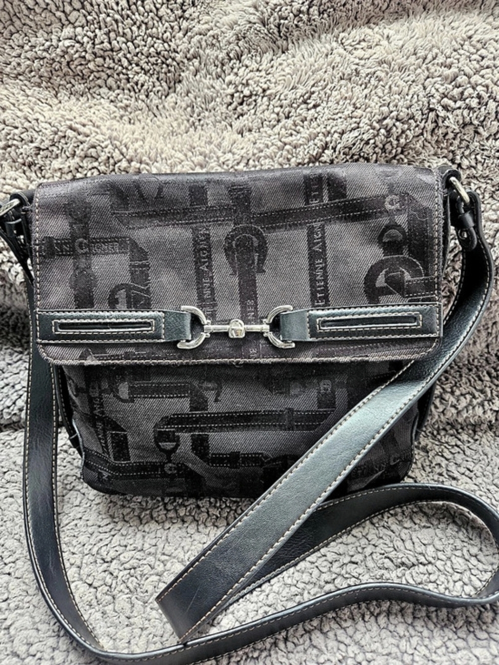 Etienne Aigner Black Crossbody Bag